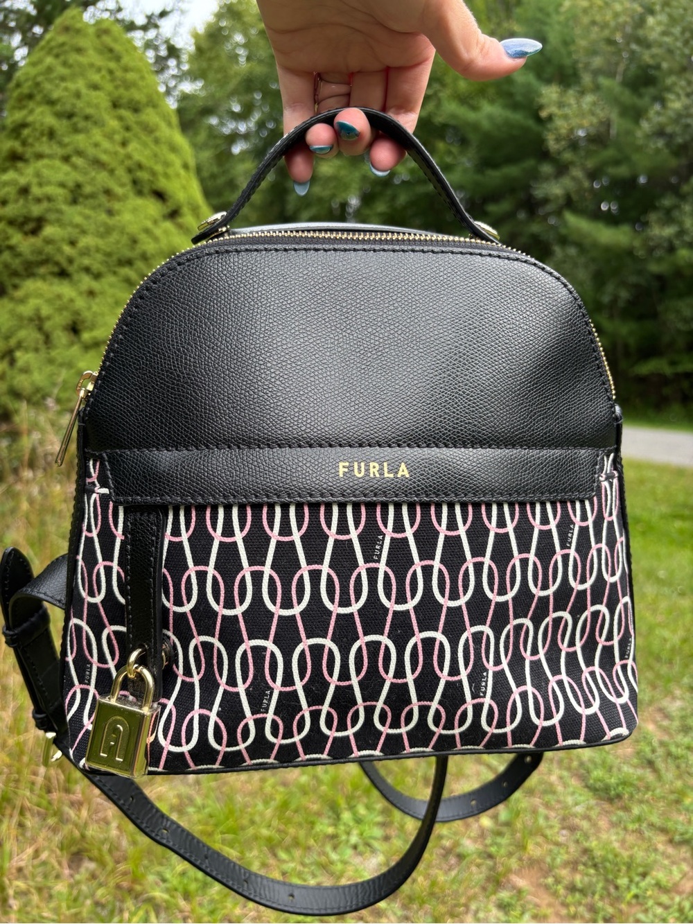 Furla Leather Backpack NWOT